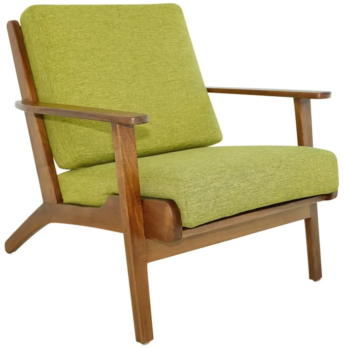 Kyle Linen Lounge Chair - Pistachio Green