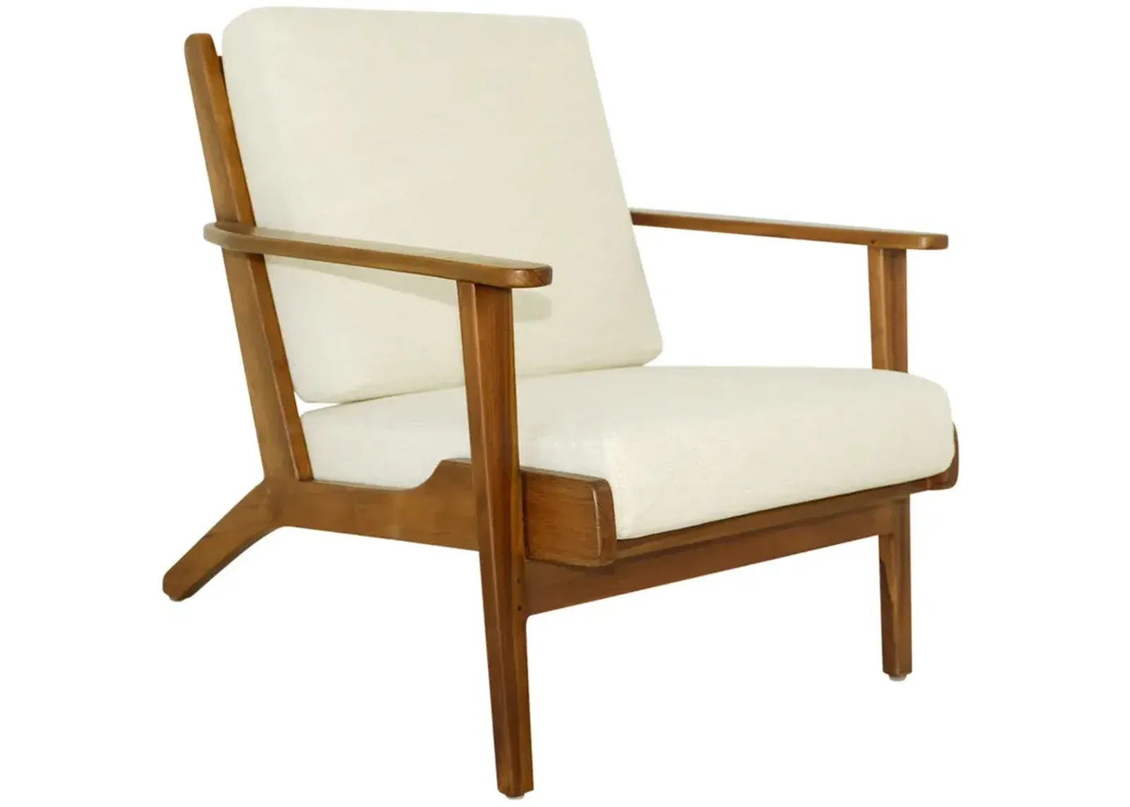 Kyle Linen Lounge Chair - Cream