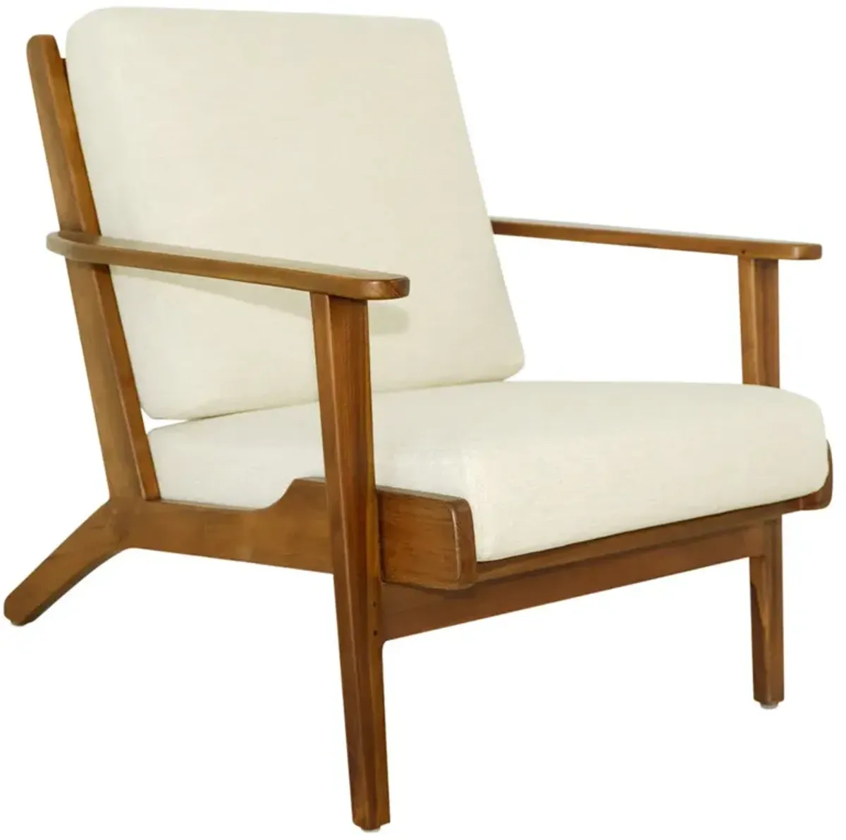 Kyle Linen Lounge Chair - Cream