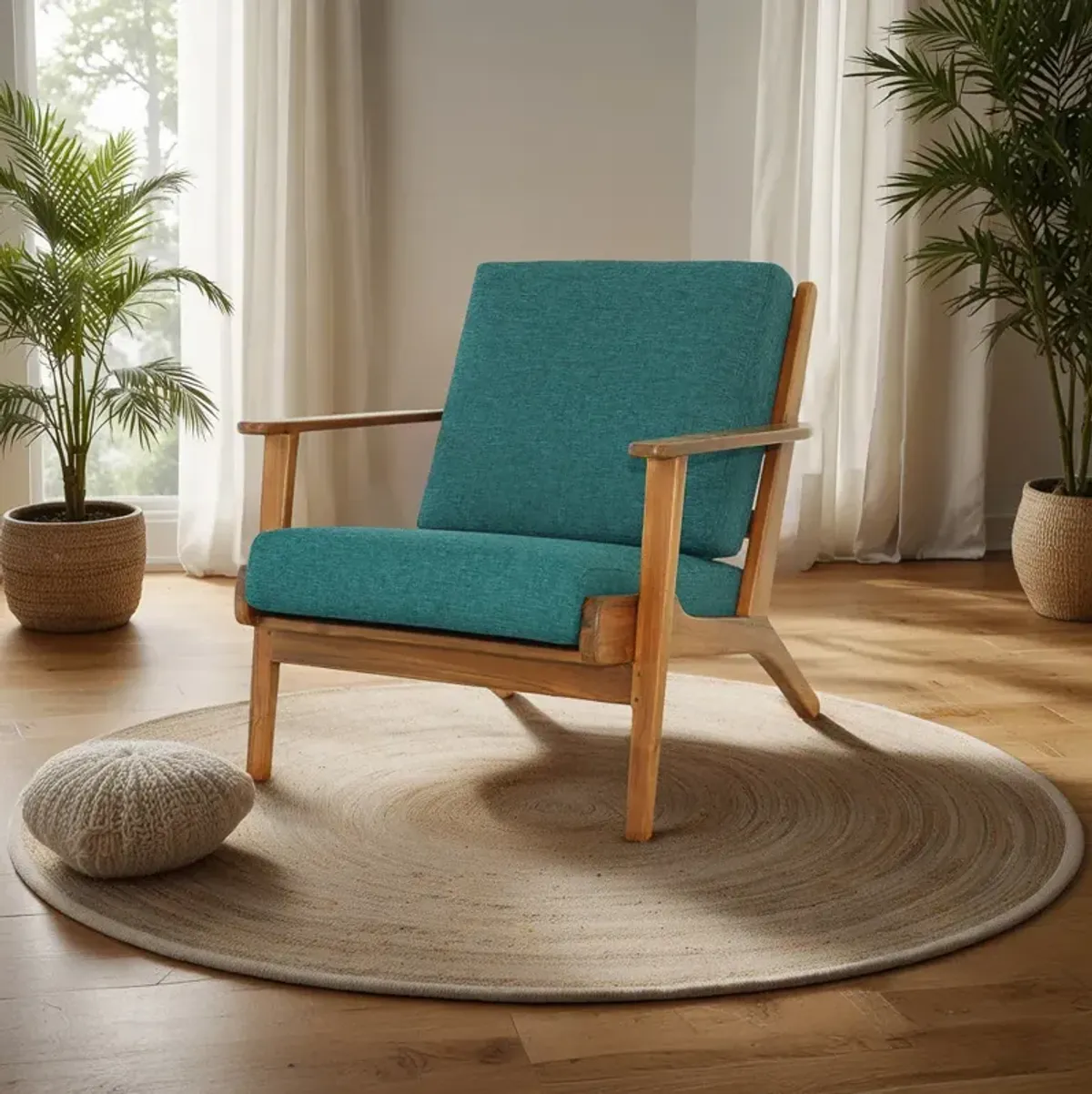 Kyle Lounge Chair - Teal