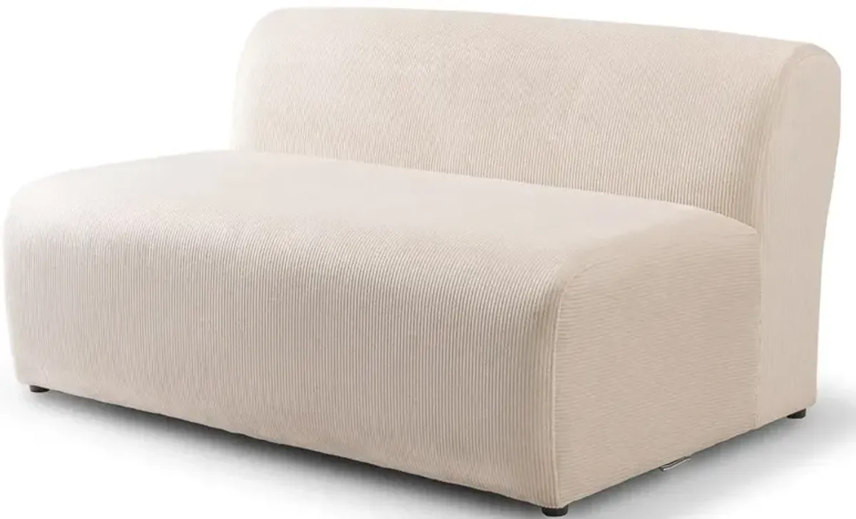 Dexter U-Shape Corner Sofa - Cream Corduroy