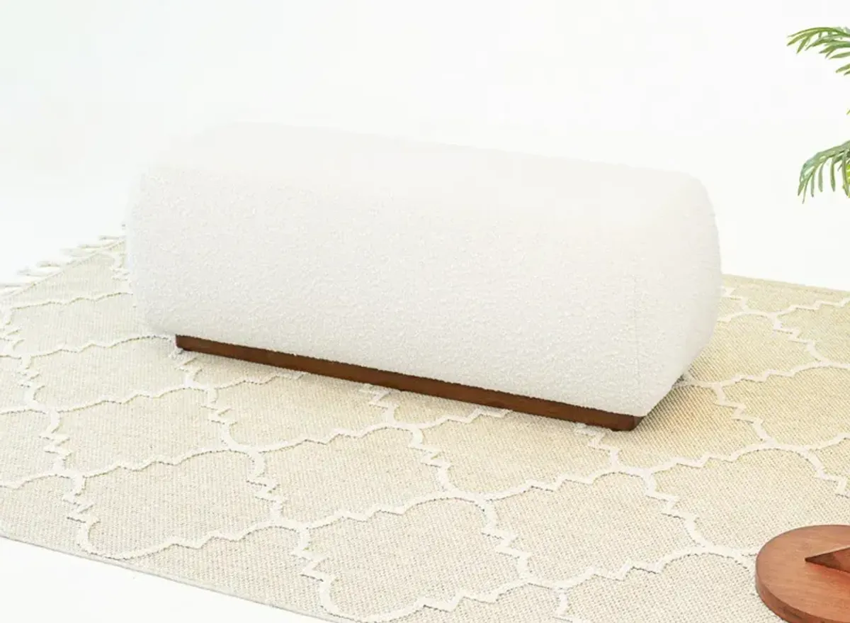 Marin Bench - Ivory Boucle