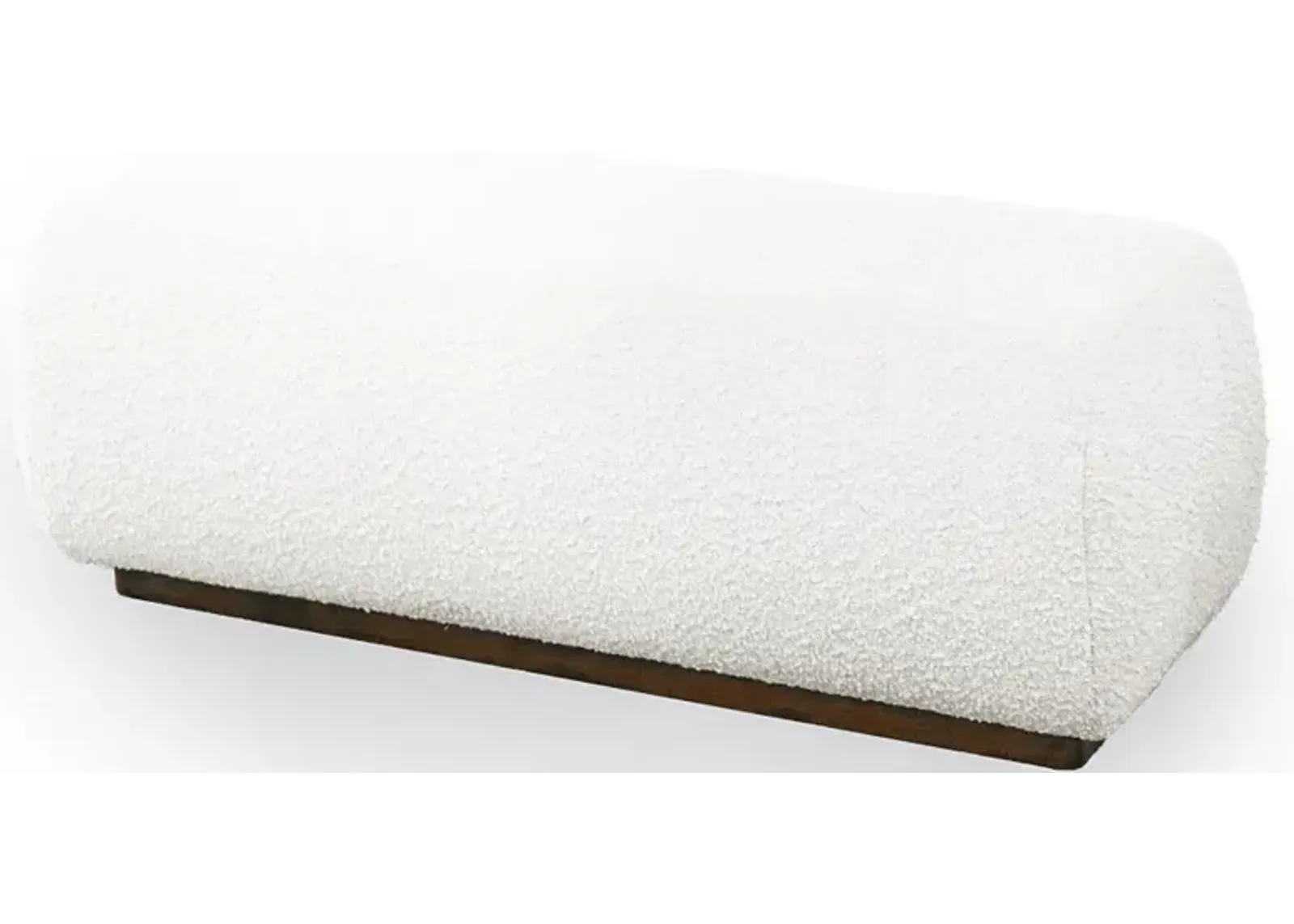 Marin Bench - Ivory Boucle