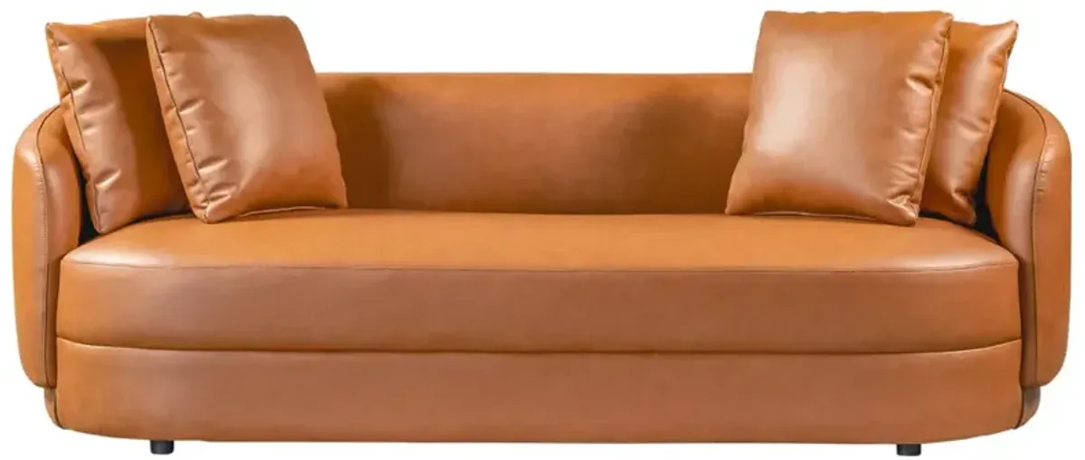 Perth Cognac Leather Sofa