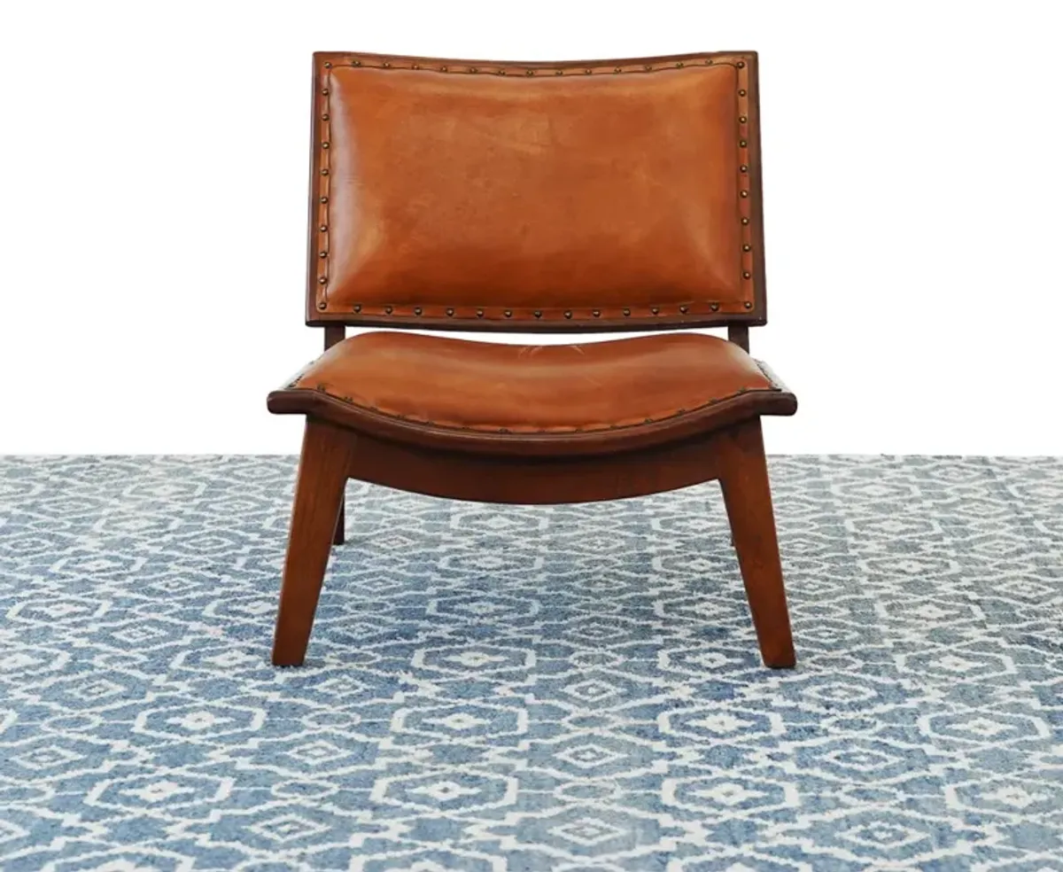 Tator Lounge Chair - Tan Leather