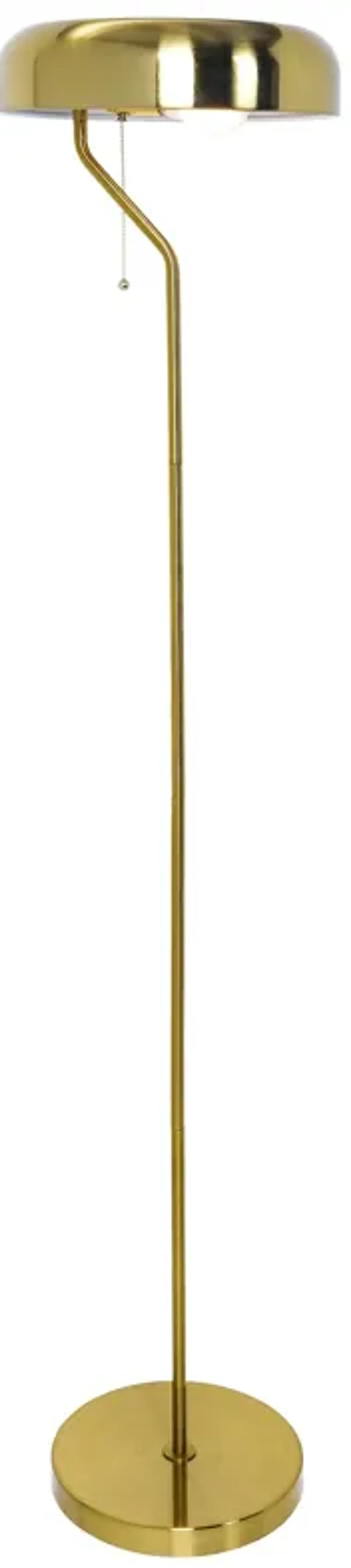 Tango Floor Lamp - Gold outer + White inner