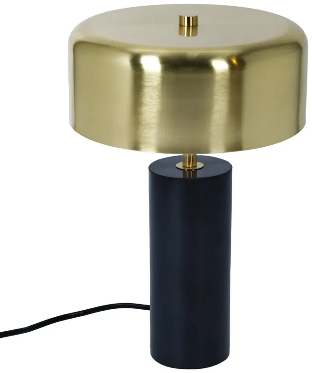 Nexus Table Lamp - Gold outer - White inner