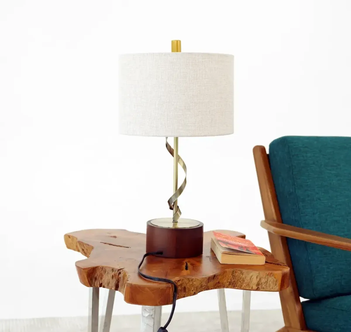 Apollo Twisted Metal Table Lamp