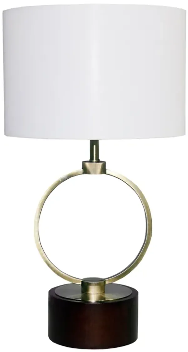 Vega Metal Circular Table Lamp