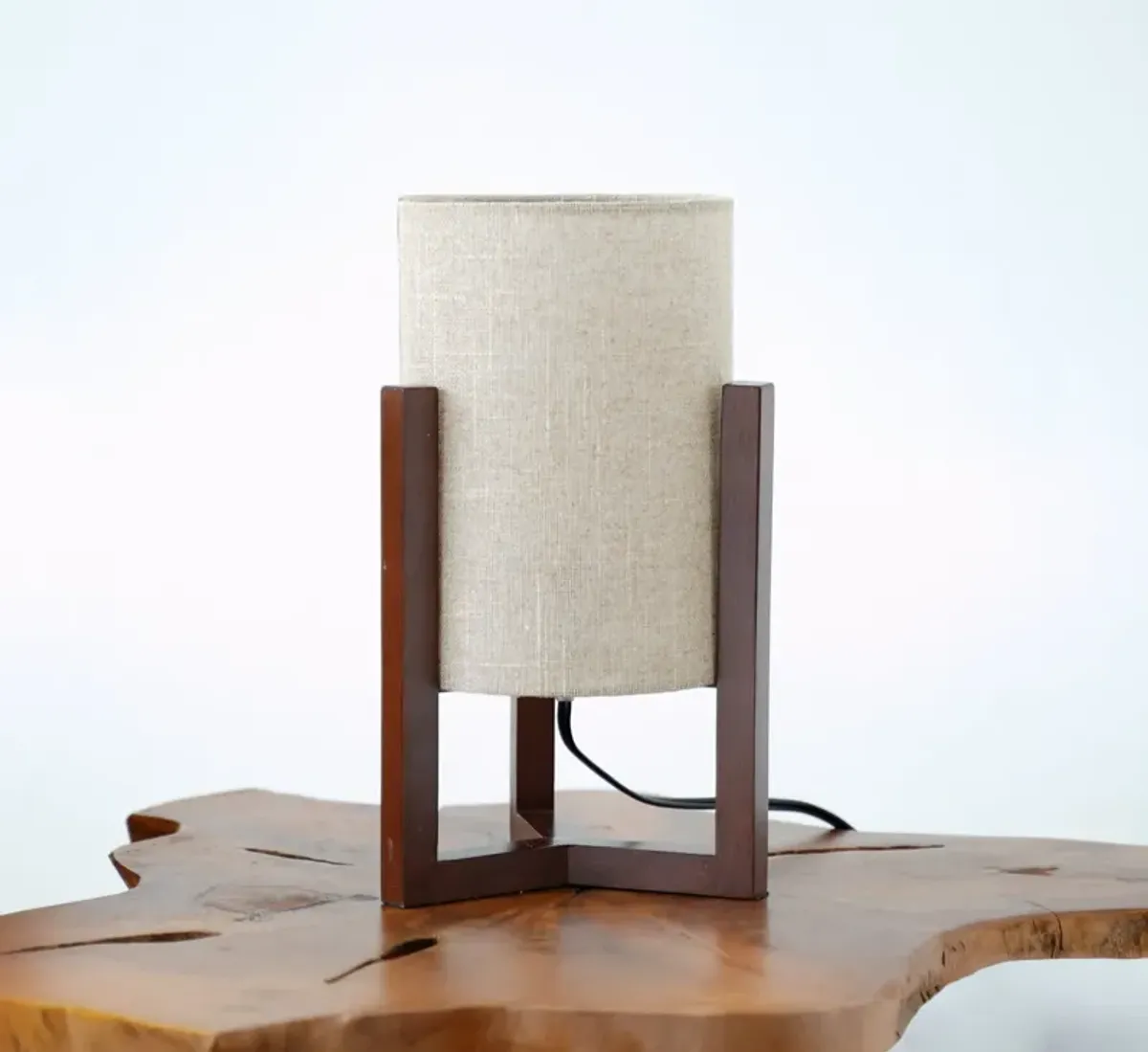 Flash Table Lamp - Walnut - Natural