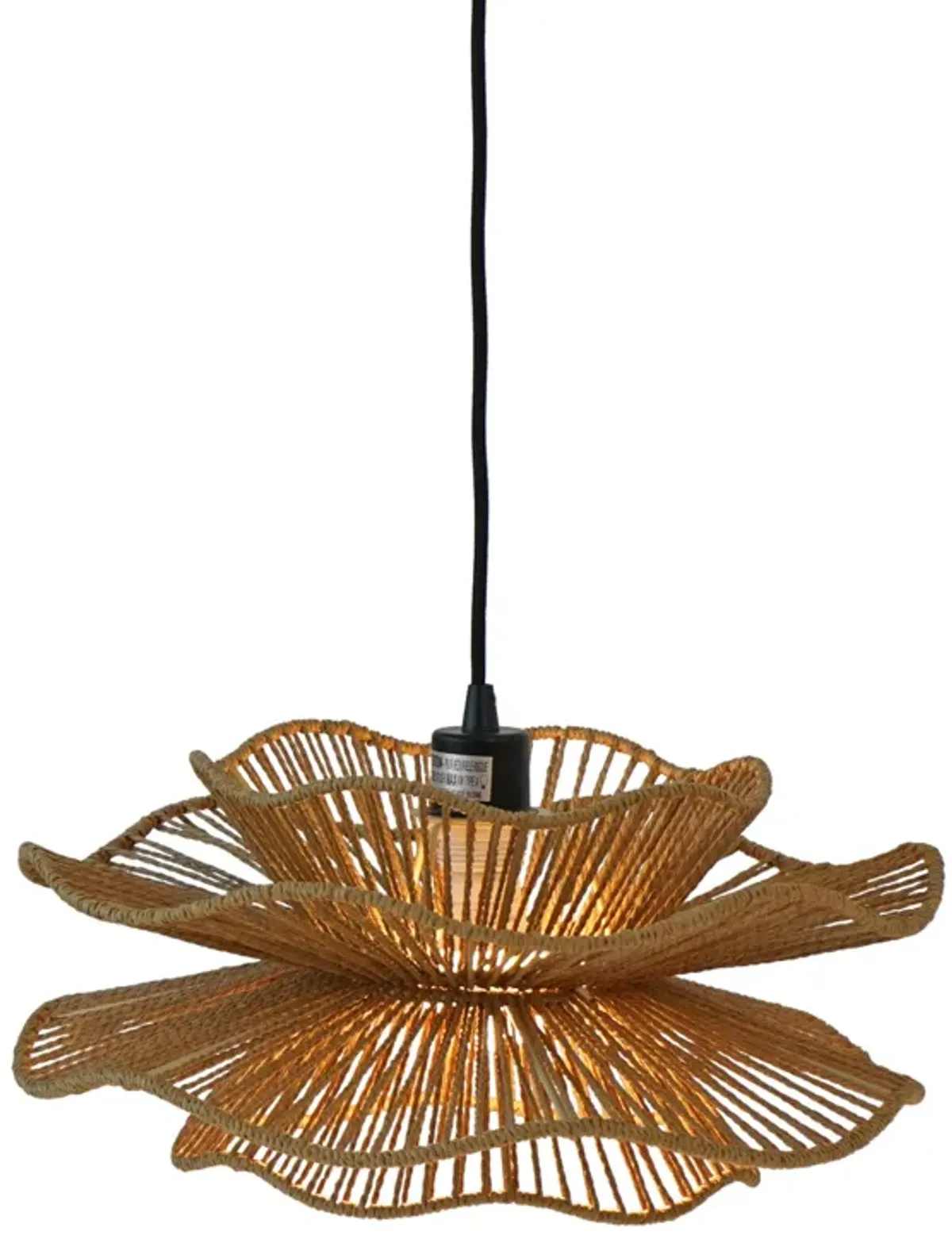 Electra Black -  Natural Pendant Lamp