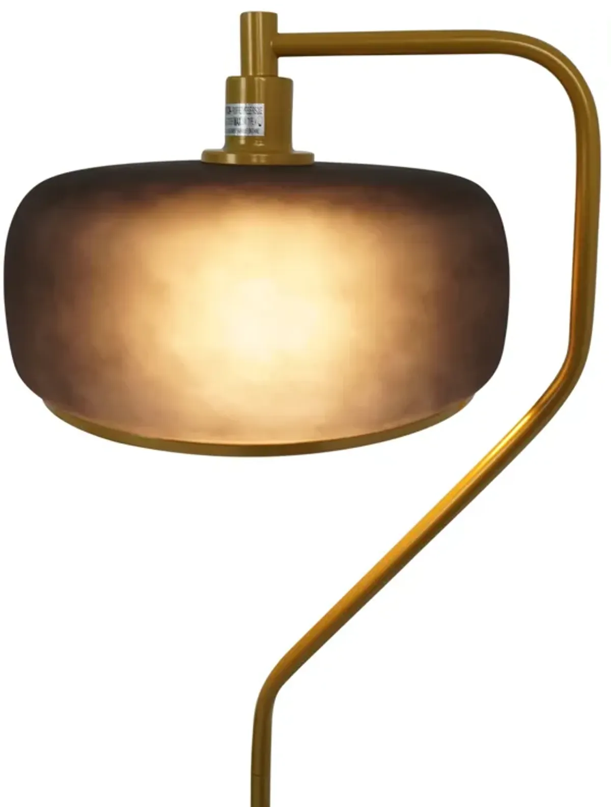 Photon Floor Lamp - Black Sprayed - Gold