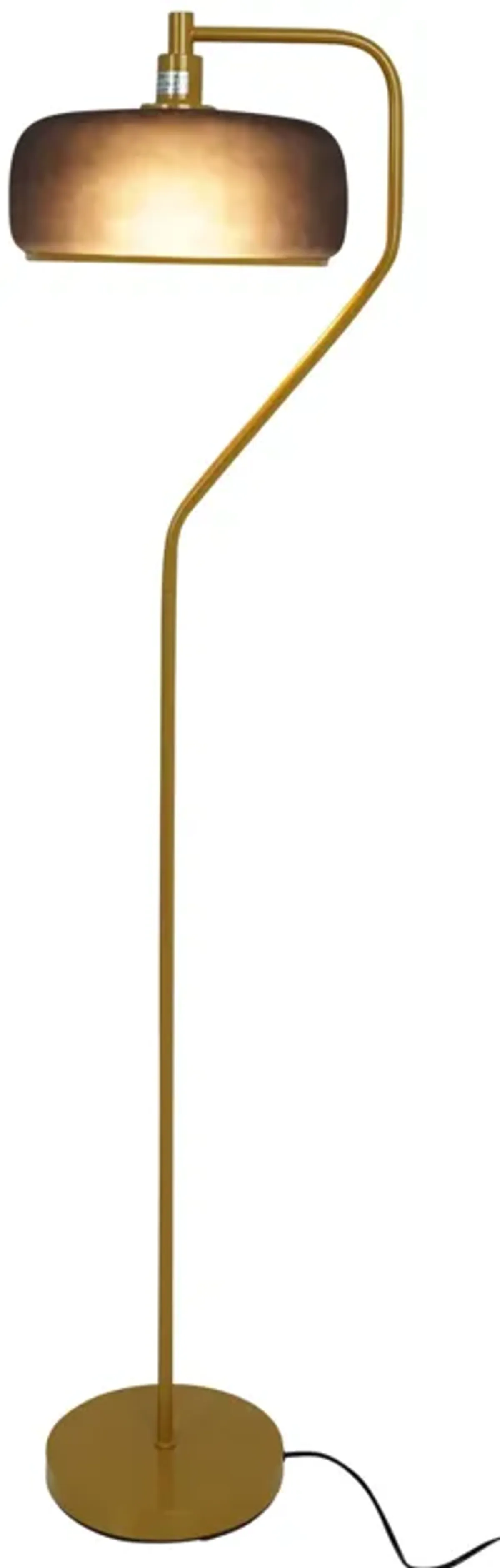 Photon Floor Lamp - Black Sprayed - Gold