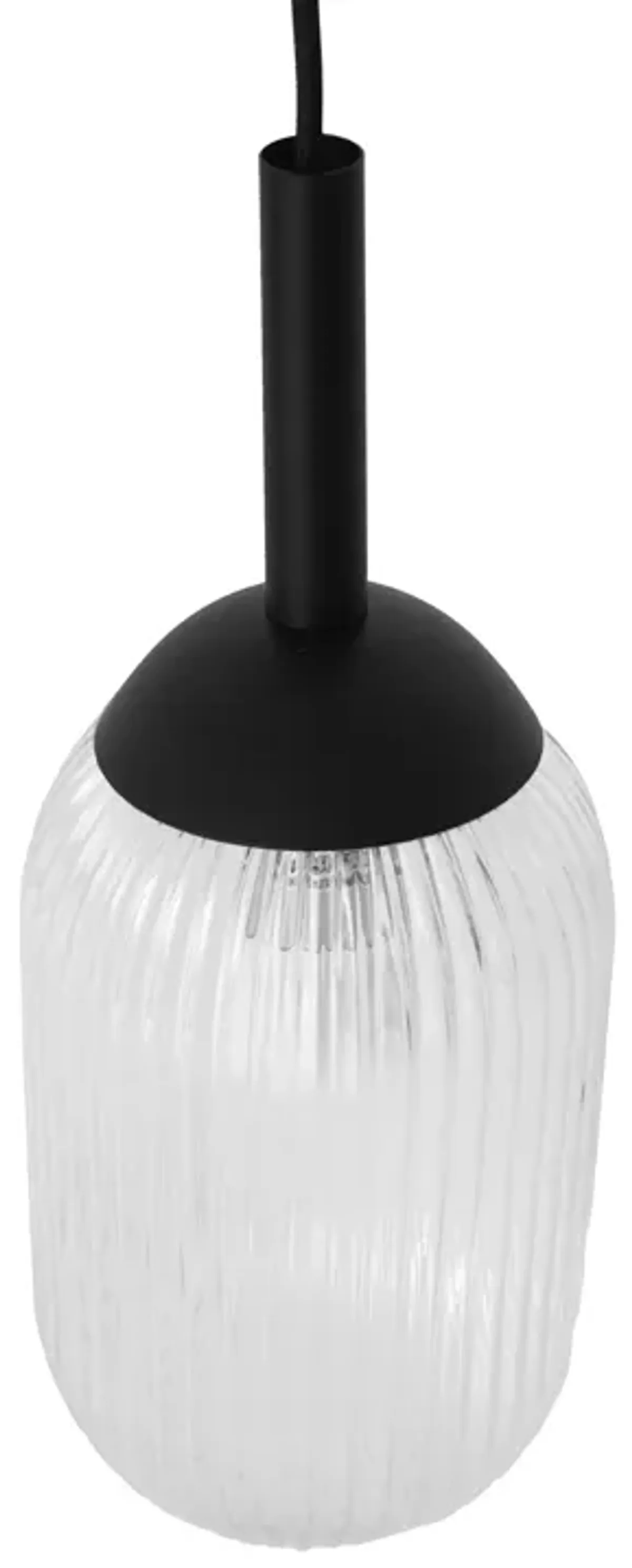 Glint Pendant Lamp Black-Clear