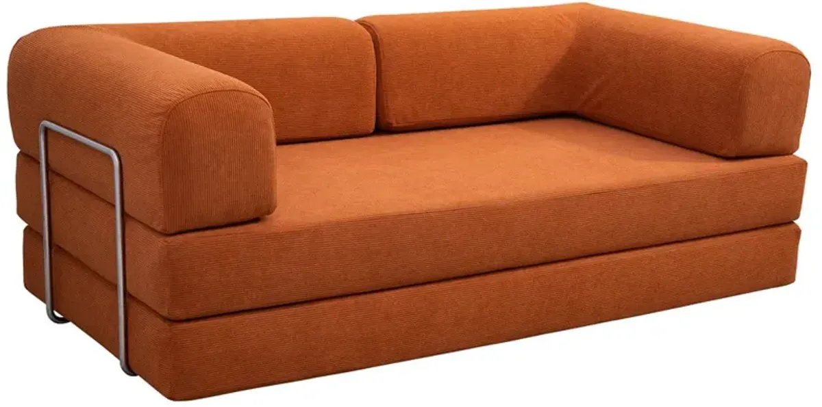 Porter Daybed - Orange Corduroy