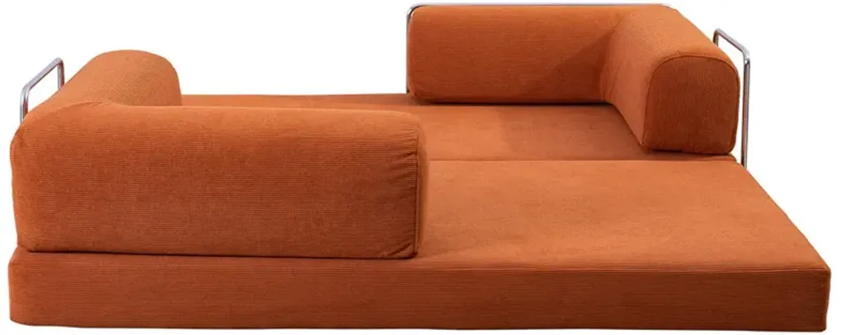 Porter Daybed - Orange Corduroy