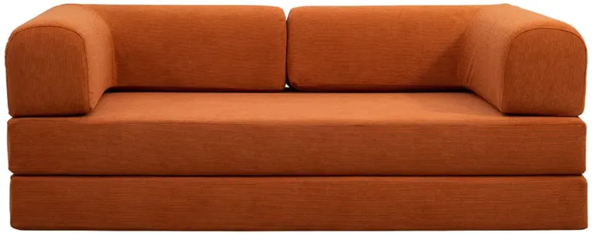 Porter Daybed - Orange Corduroy