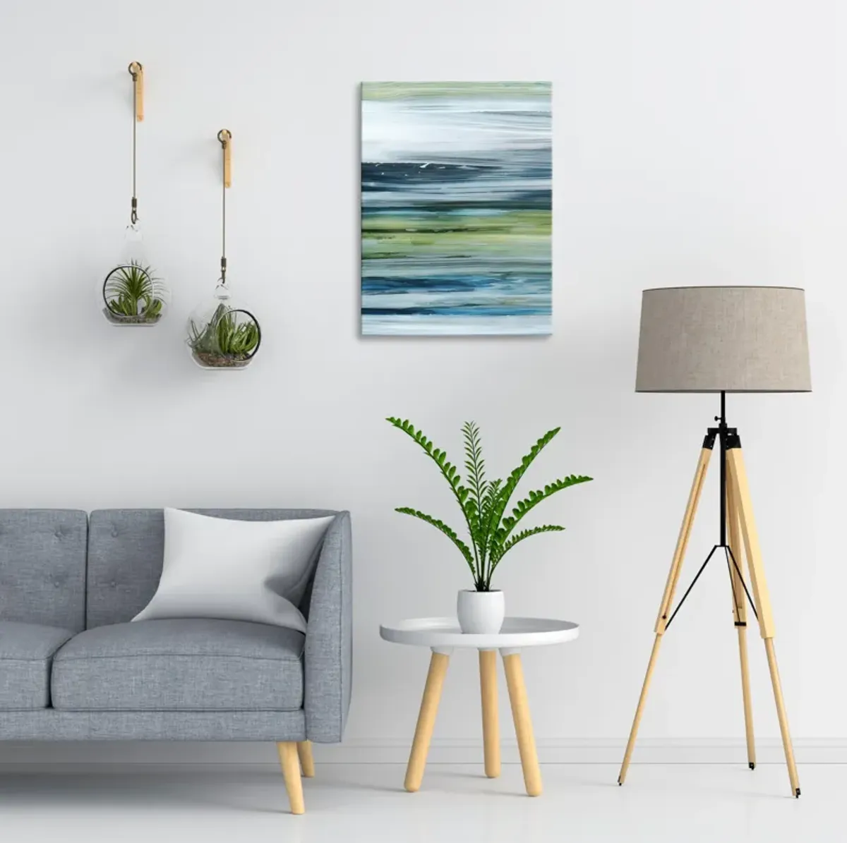 Beryl Swipe Abstract Wall Art