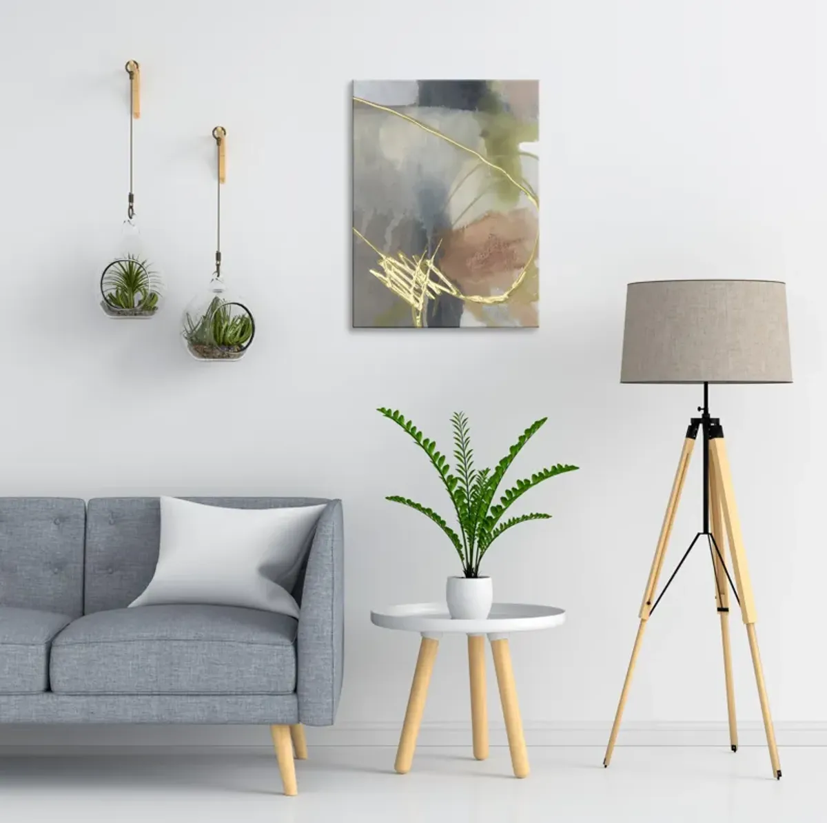 Burnished Loops Abstract Wall Art