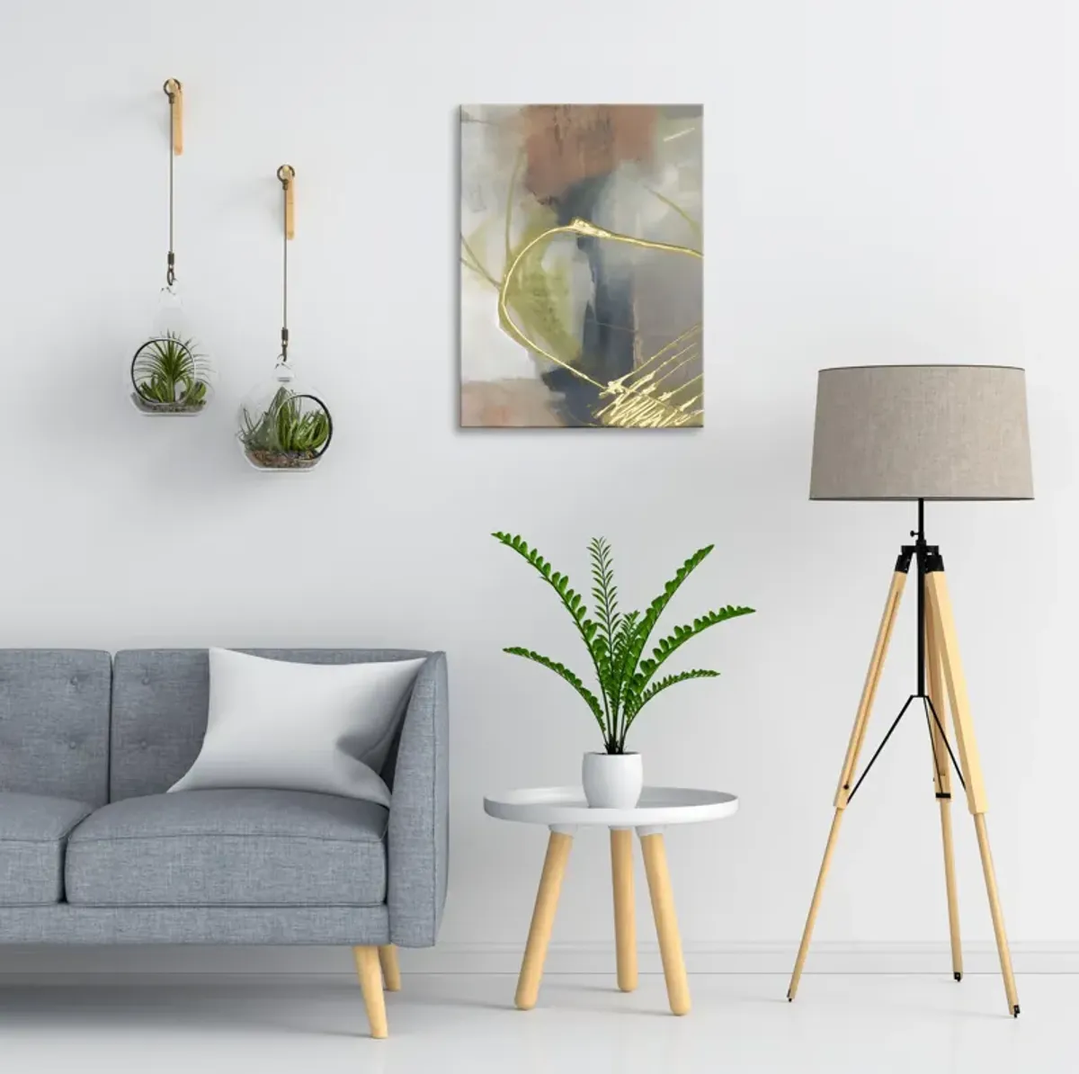 Burnished Loops  Abstract Wall Art
