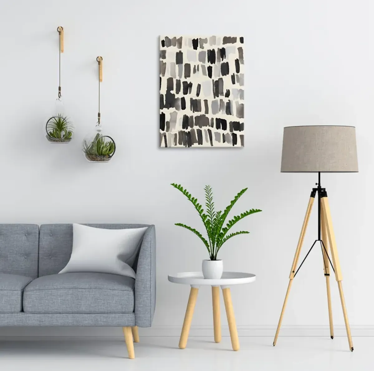 Chalk and Flint  Abstract Wall Art