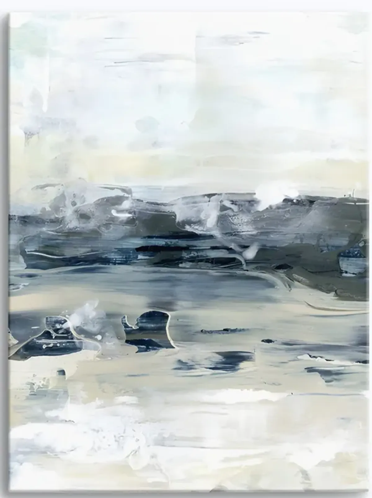 Coastal Blues Abstract Wall Art