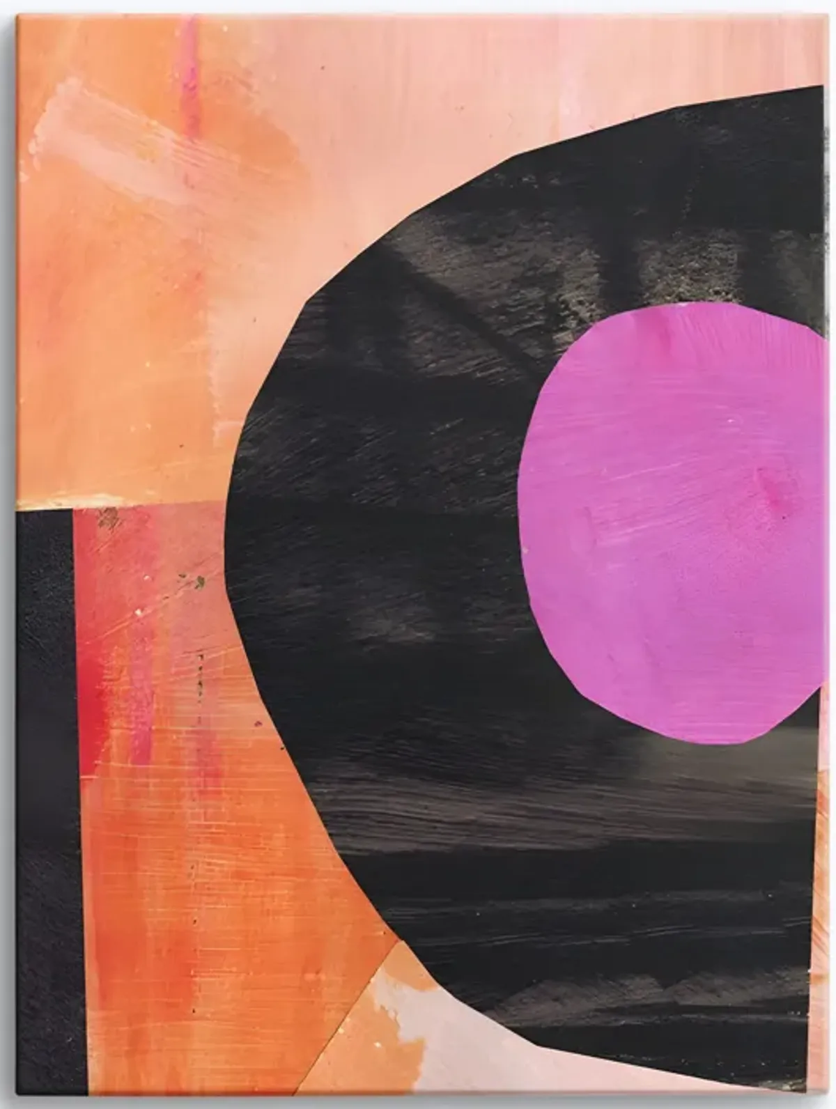 Collaged Bridge  Abstract Wall Art