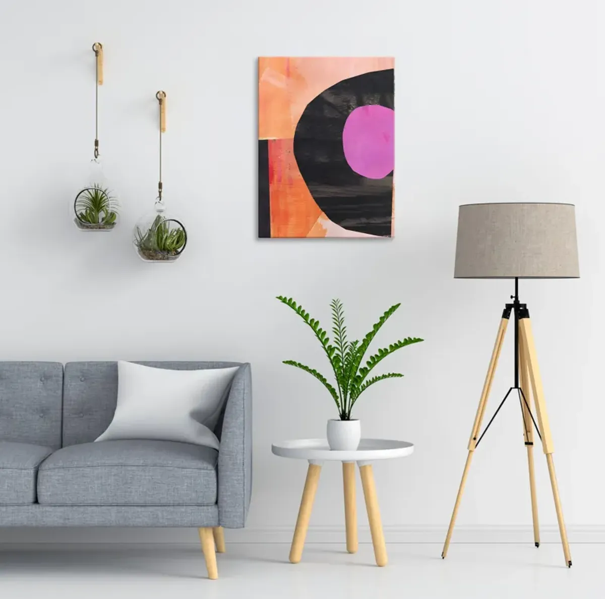 Collaged Bridge  Abstract Wall Art