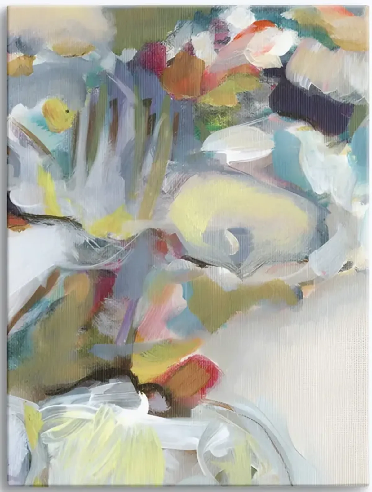 Flower Vendor I Abstract Wall Art