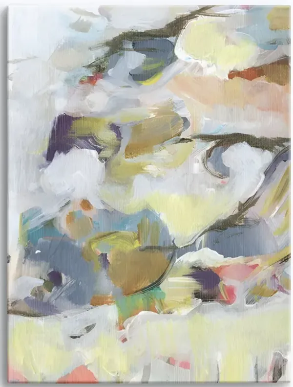 Flower Vendor Abstract Wall Art