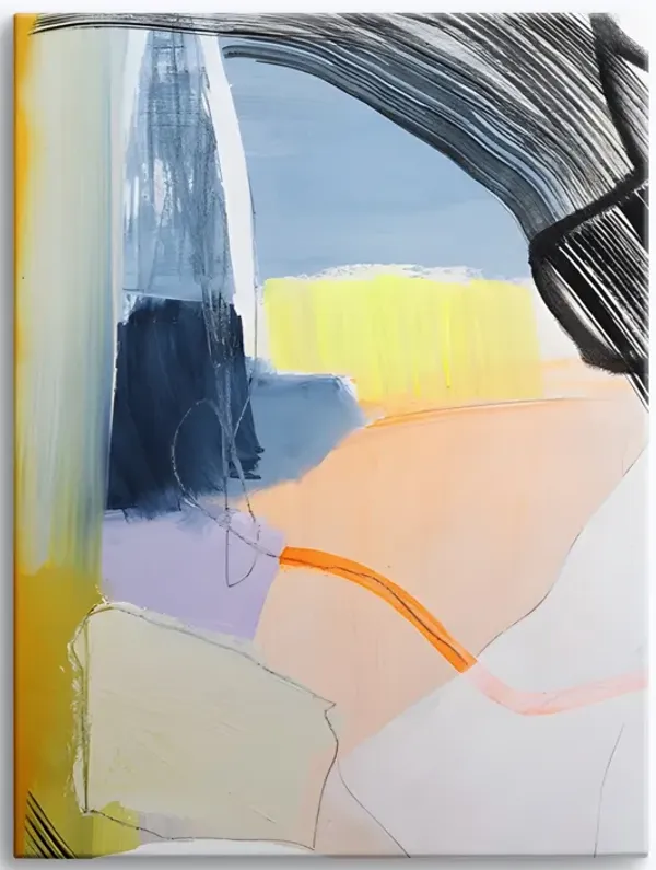 Many Roads Abstract Wall Art