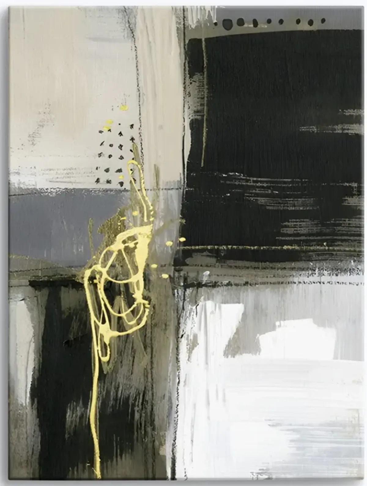 Neutral Divisions  Abstract Wall Art