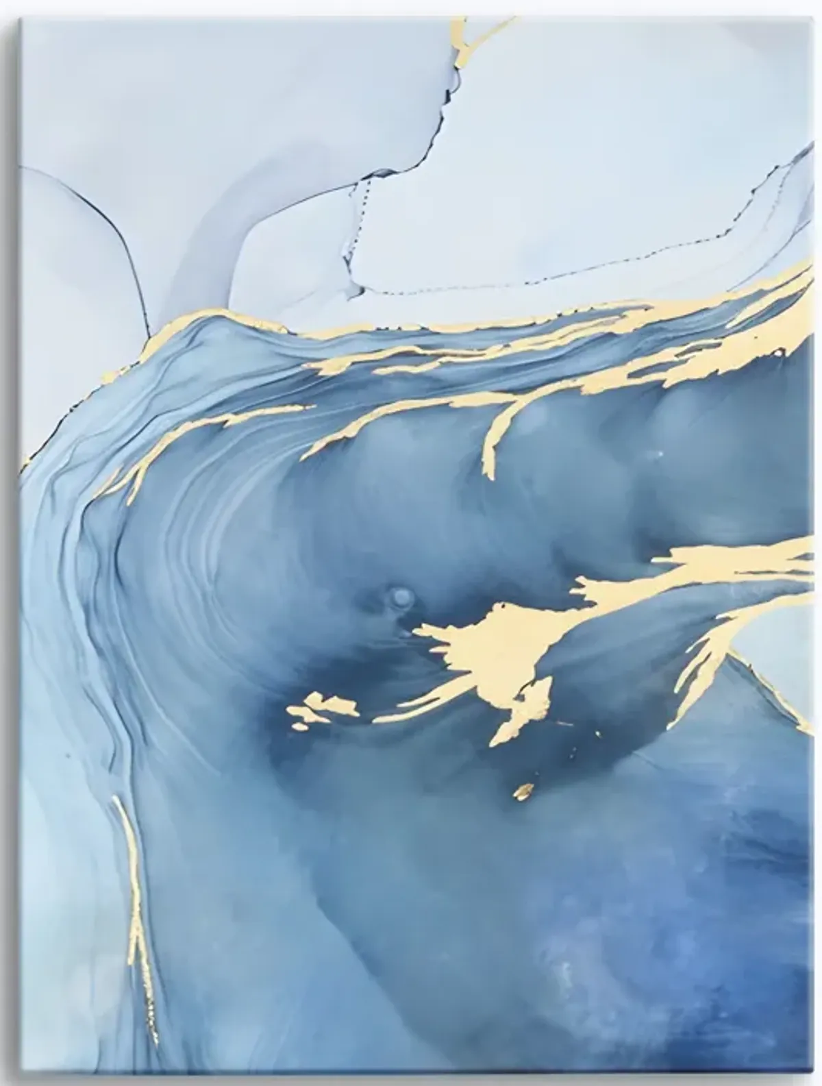 Sea Whirl  Abstract Wall Art