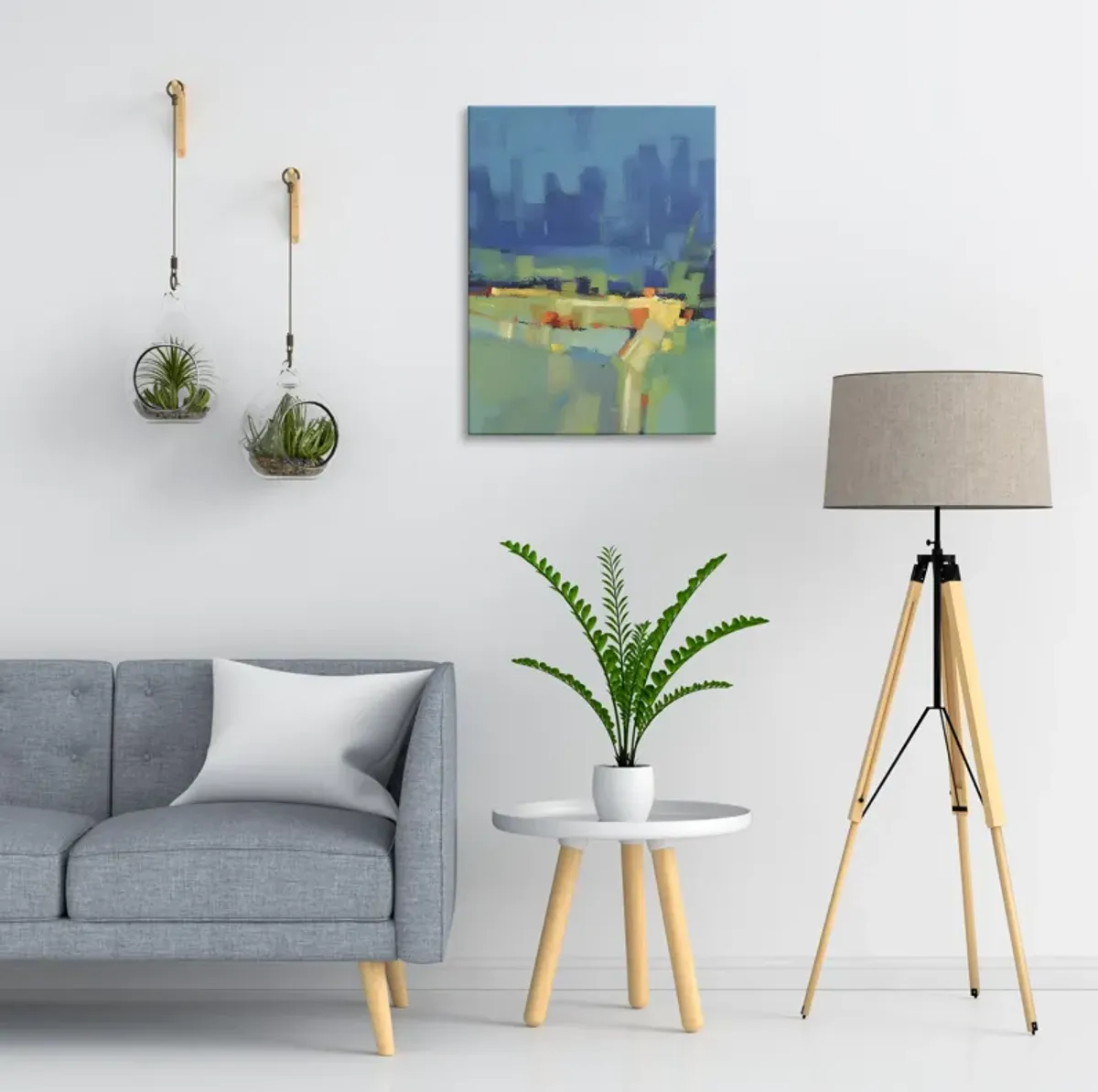 Suburban View  Abstract Wall Art