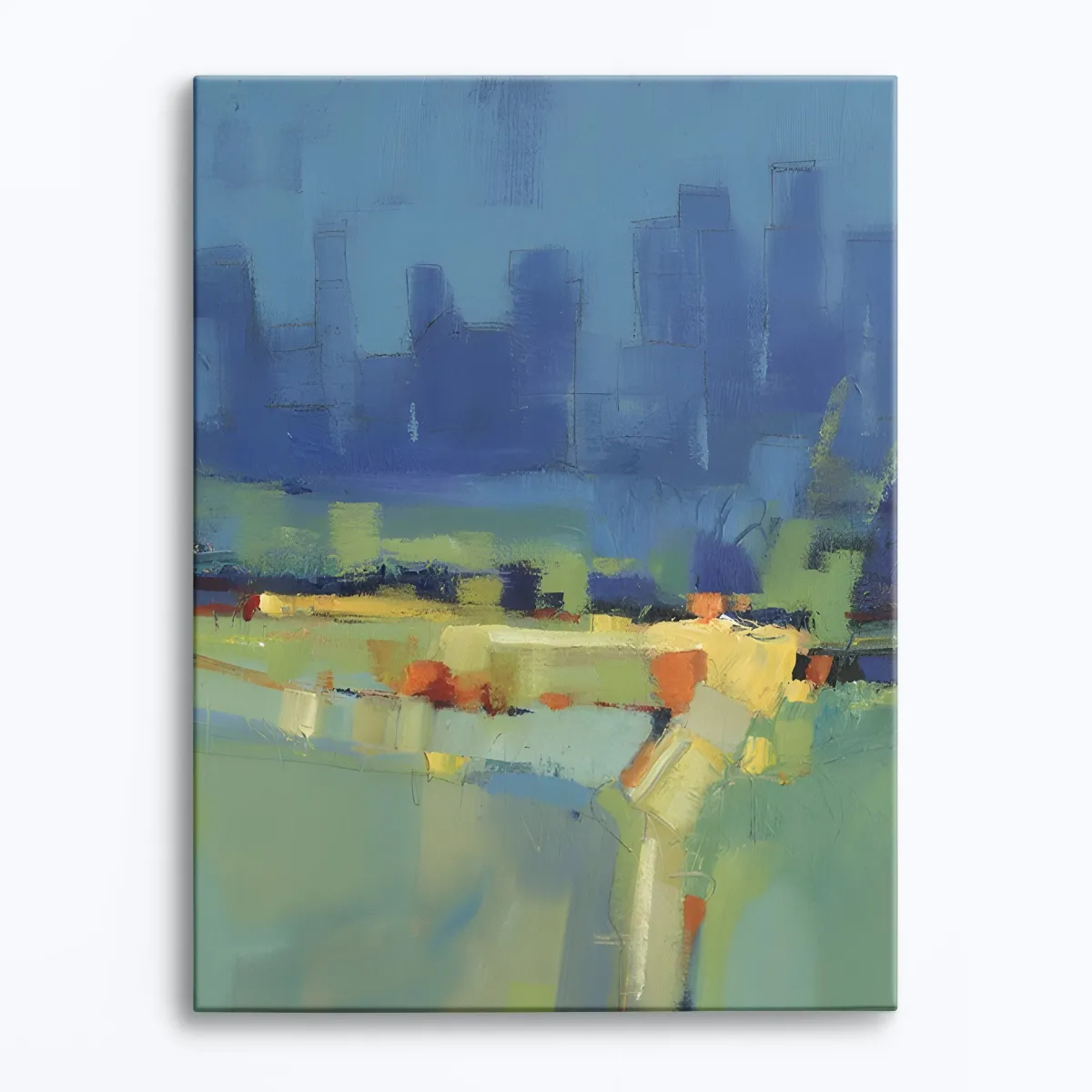 Suburban View  Abstract Wall Art