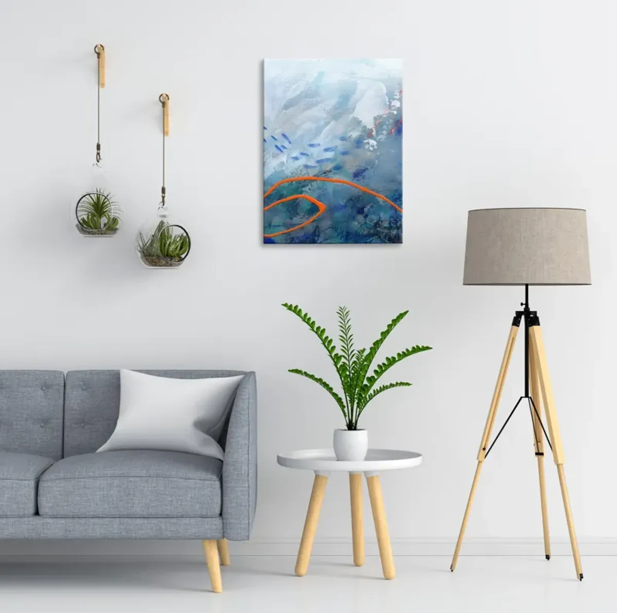 Underwater World  Abstract Wall Art