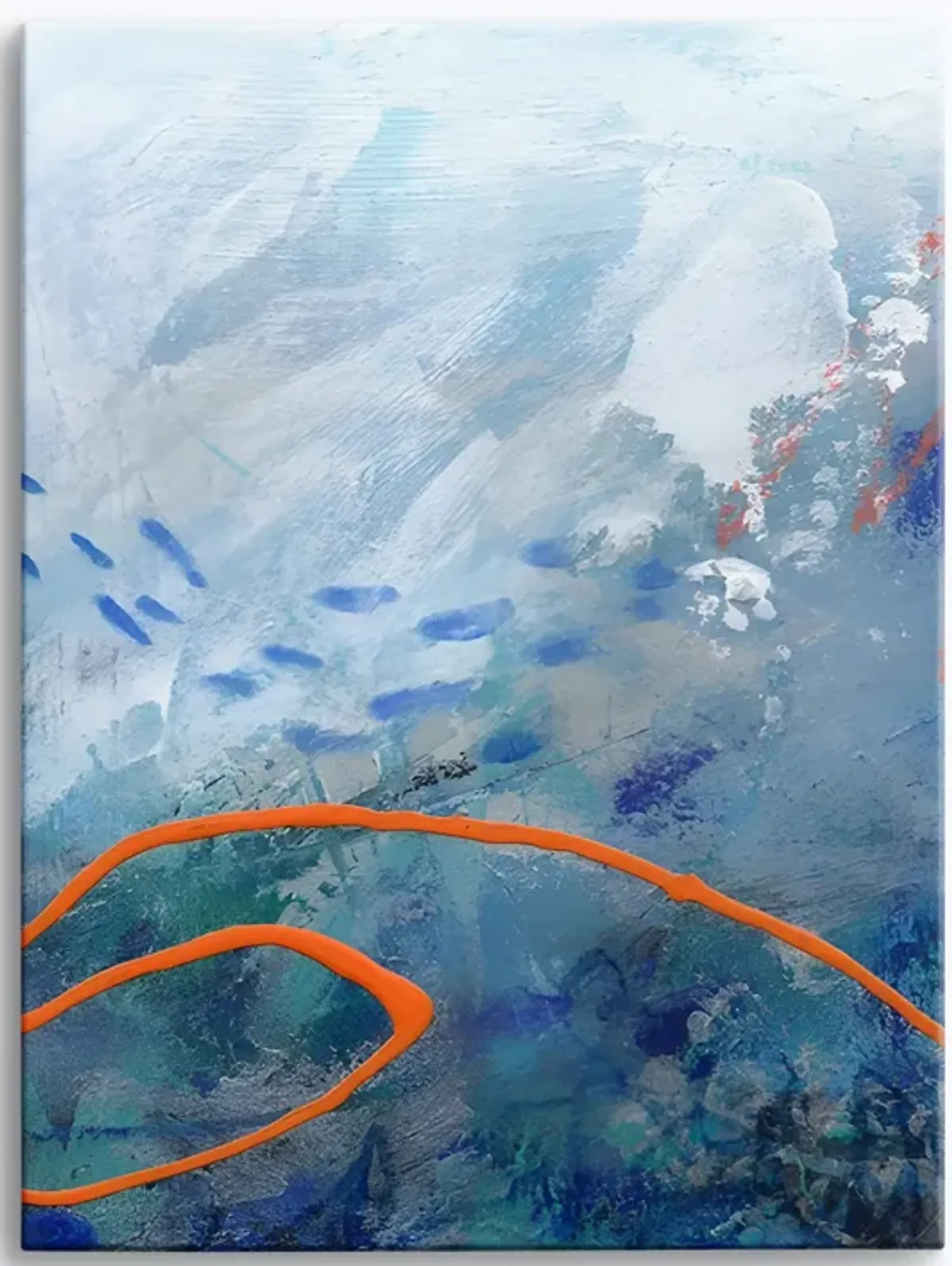 Underwater World  Abstract Wall Art