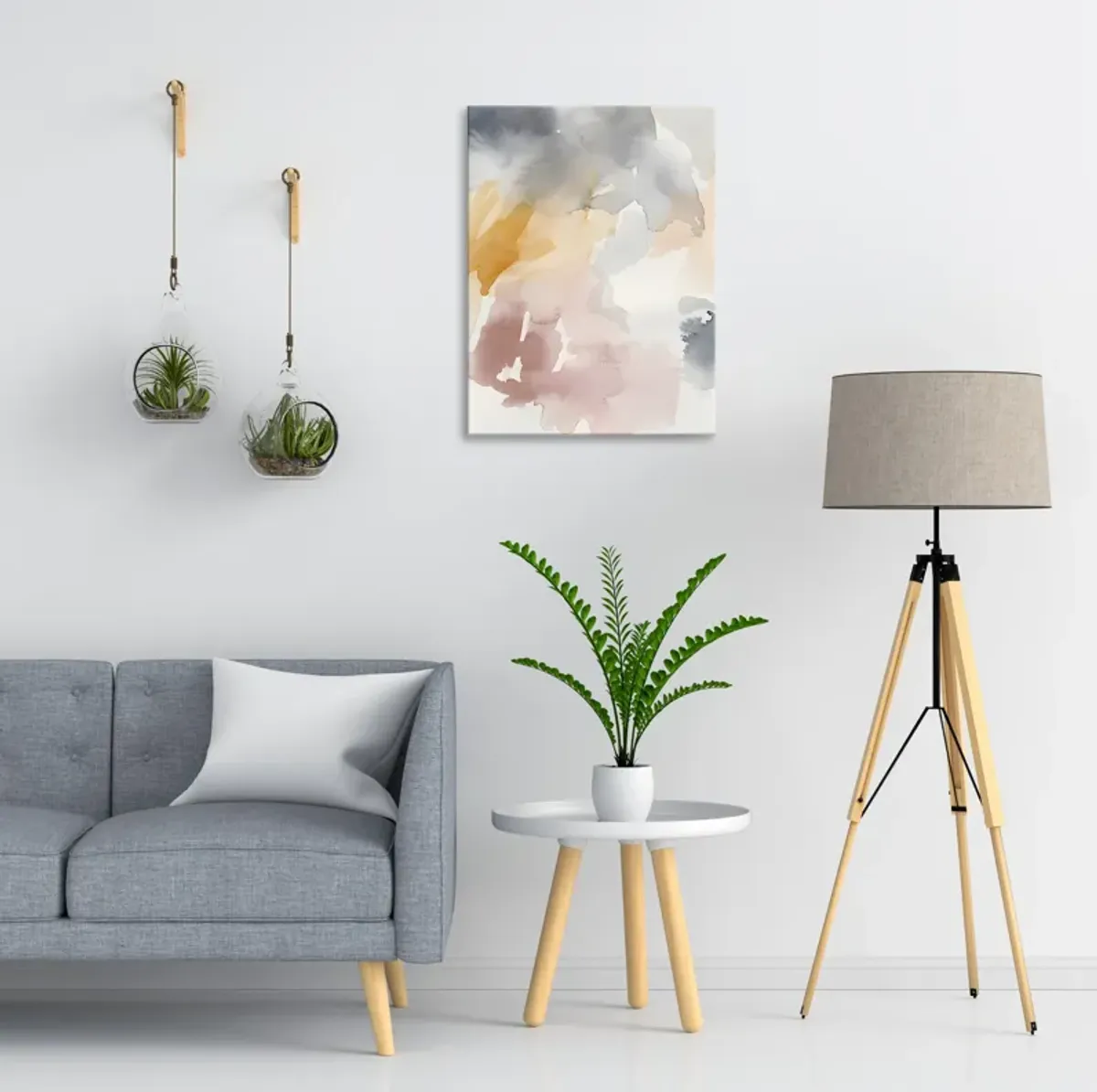 Watercolor Pastiche Abstract Wall Art