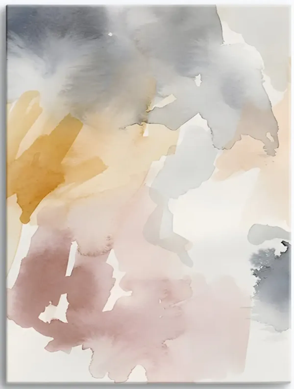 Watercolor Pastiche Abstract Wall Art