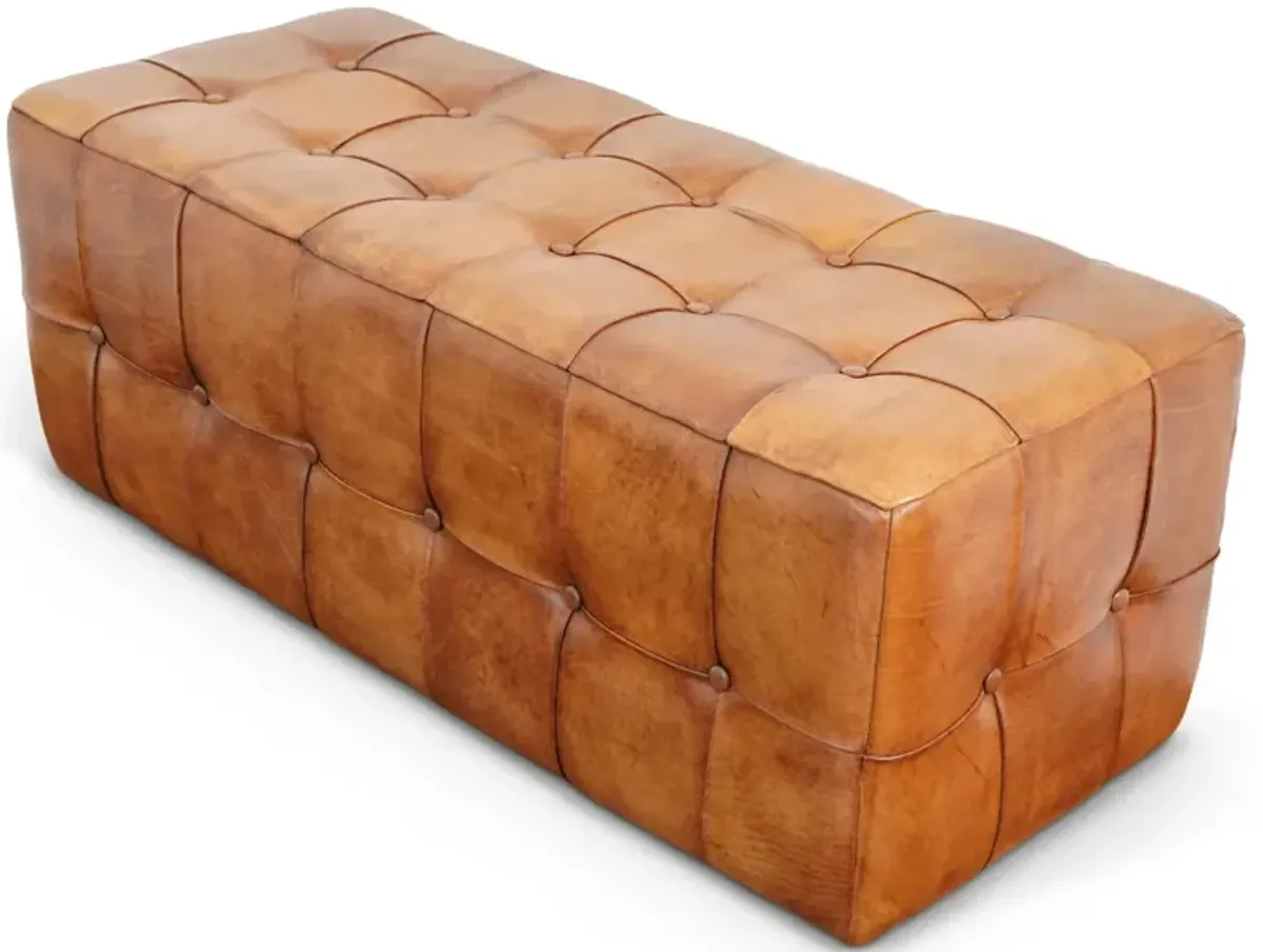 Bunta Genuine Leather Bench