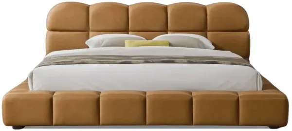 Melania Tan Vegan Leather King Bed