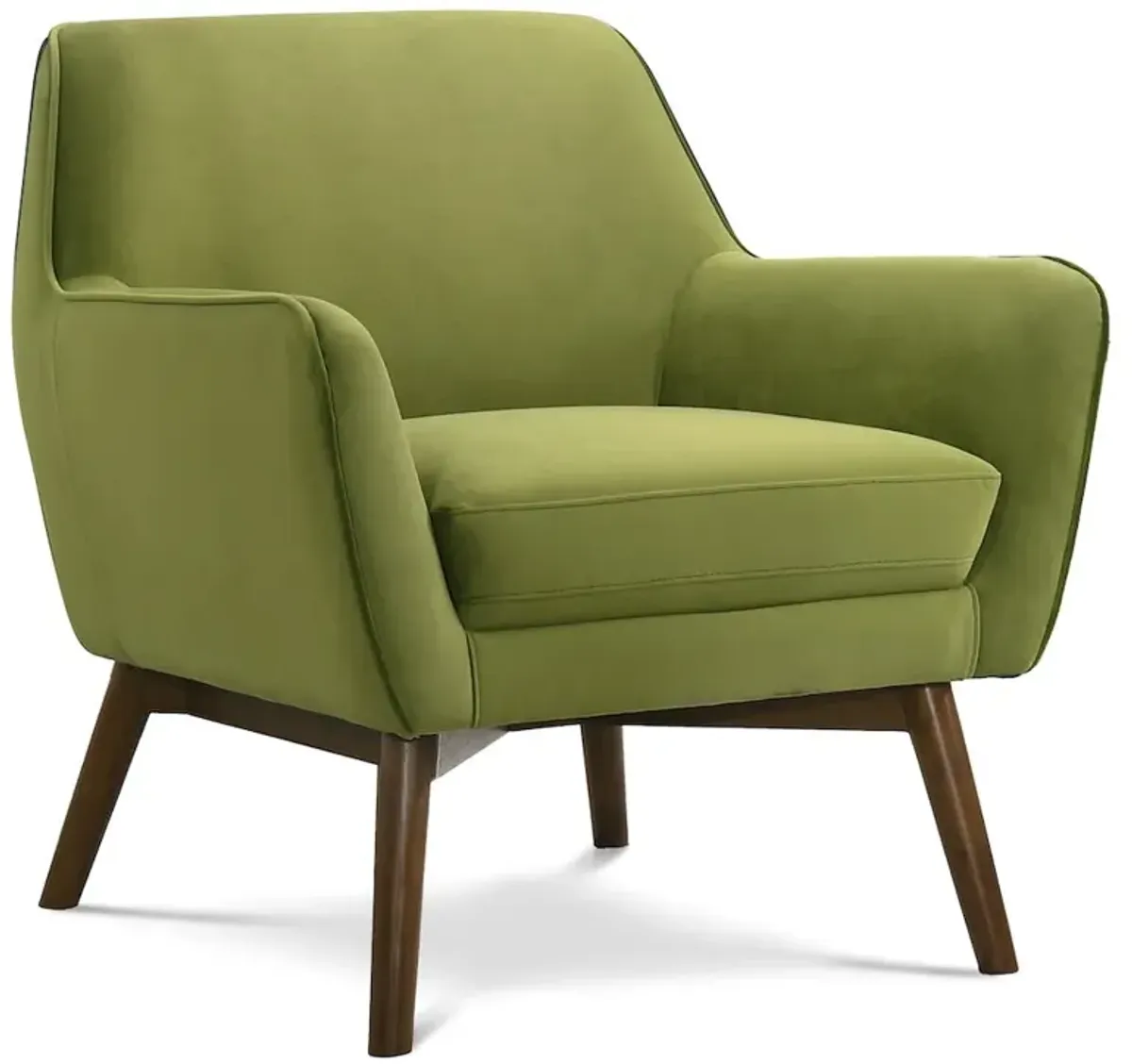 Penny Pistacho Green Velvet Lounge Chair