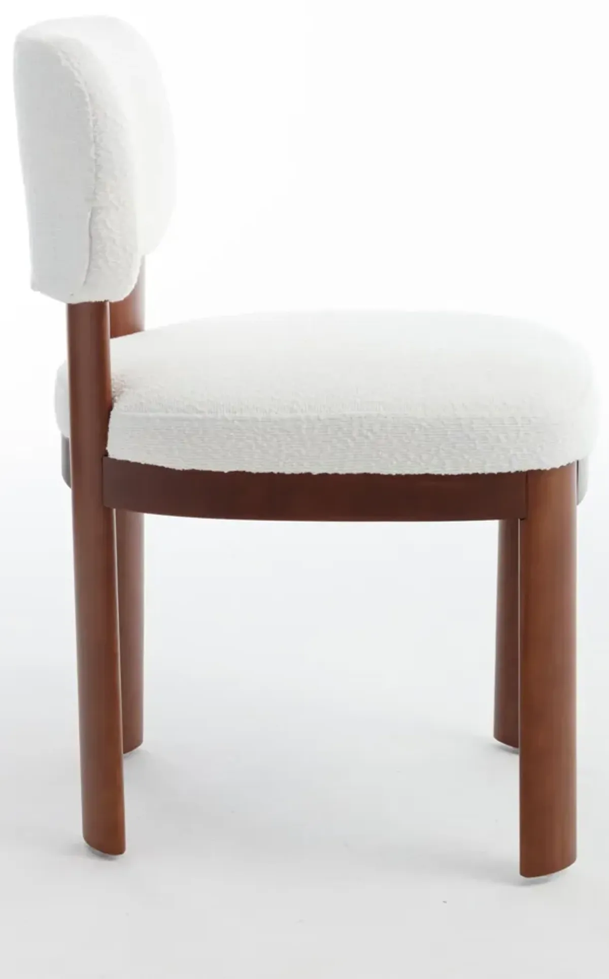 Dothan Modern Farmhouse Dining Chairs with Natural Solid Wood Legs - Set of 2