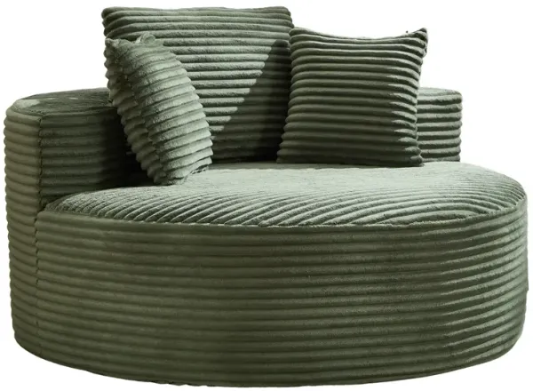 Walkers Round Velvet Sofa Bed with Memory Foam