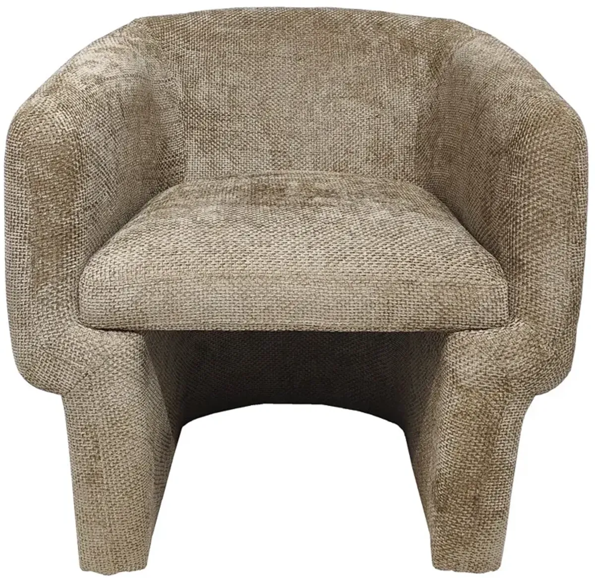 Lancaster Light Brown Chenille Lounge Chair