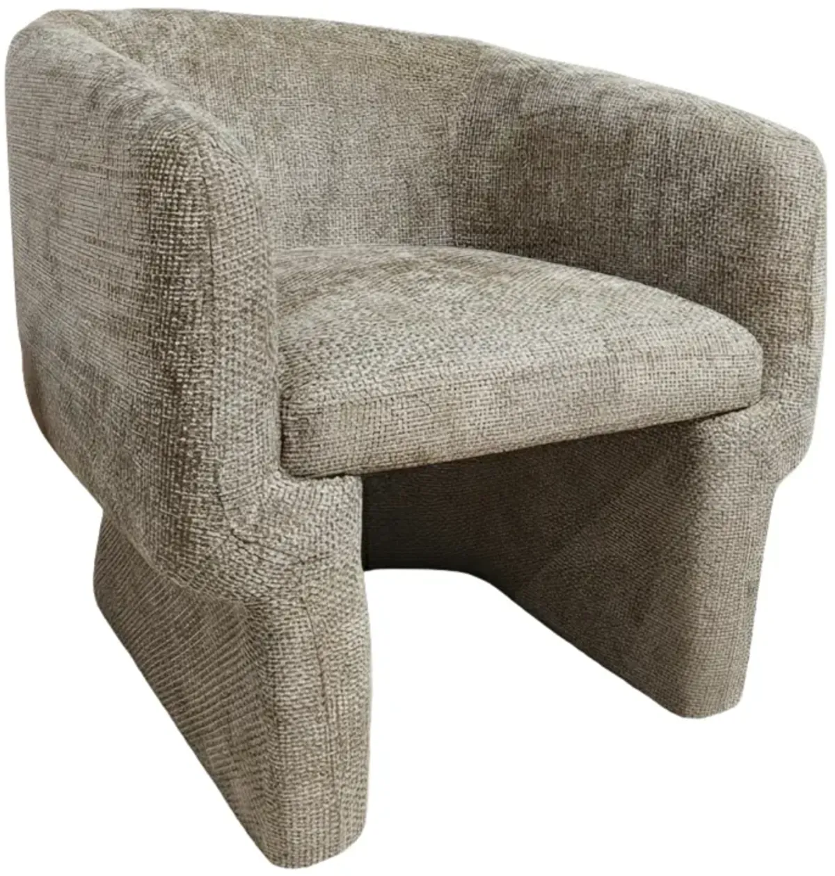 Lancaster Light Brown Chenille Lounge Chair