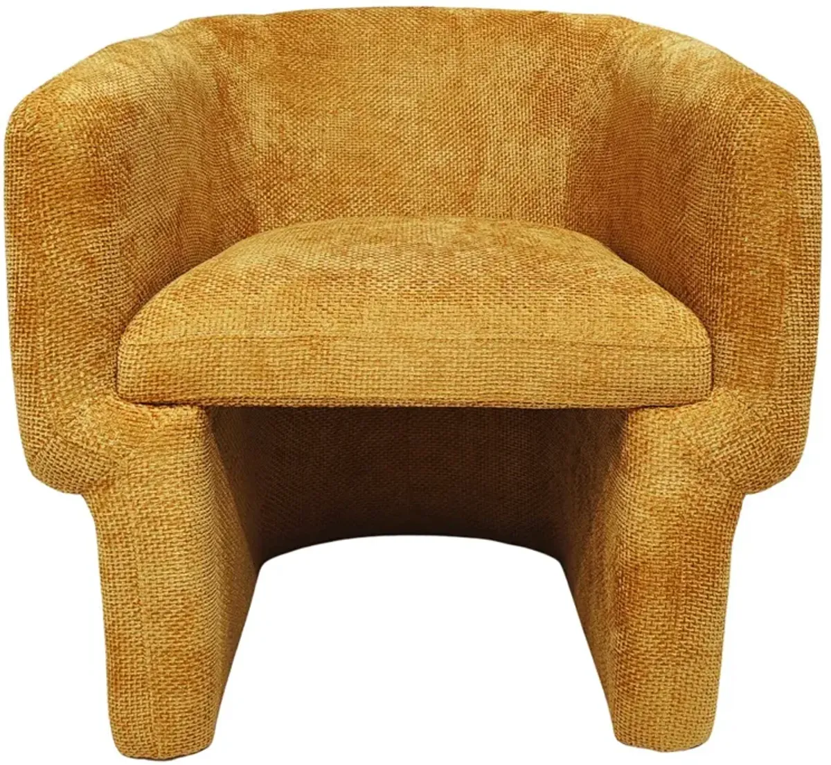 Lancaster Gold Chenille Lounge Chair