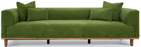 Tampa Green Velvet Sofa