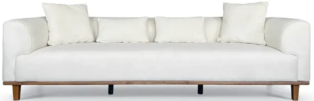 Tampa Cream Velvet Sofa