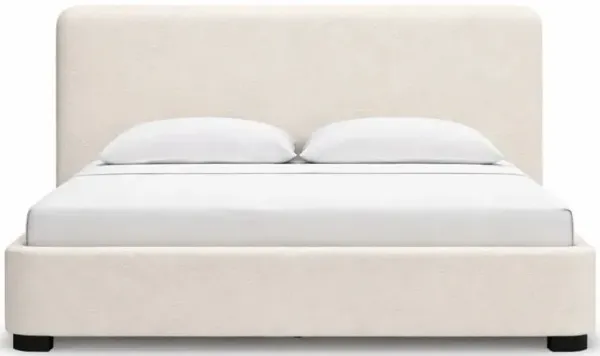 Whittgate Beige Fabric Upholstered King Size Bed